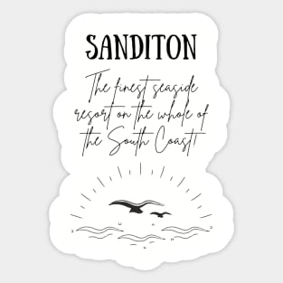 Sanditon The Finest Seaside Resort Sticker